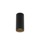 Round ceiling luminaires - Nowodvorski MONO S Surface-mounted Max wattage 10W only LED GU10 Black 10779 - product 1