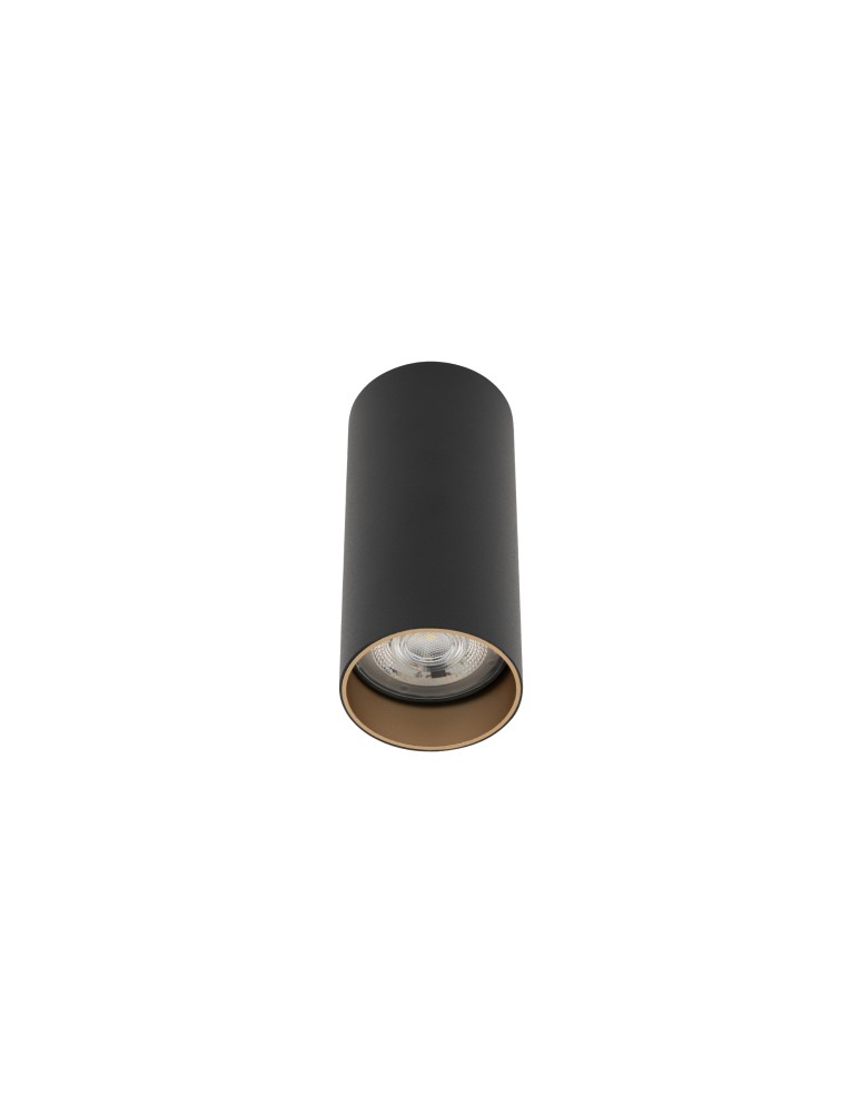 Round ceiling luminaires - Nowodvorski MONO S Surface-mounted Max wattage 10W only LED GU10 Black 10779 - product kolory-swiatla.pl 3
