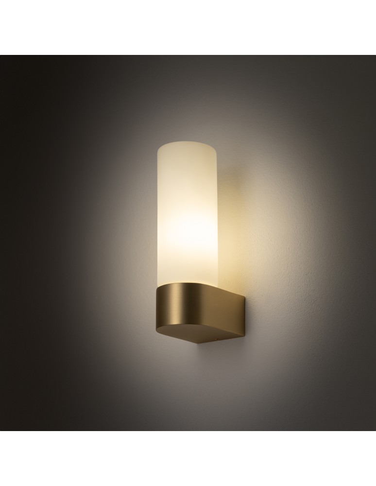 Bathroom wall lamps - Nowodvorski NATALIE Wall lamp Max wattage 10W only LED G9 IP44 Brass 10724 - product kolory-swiatla.pl 2