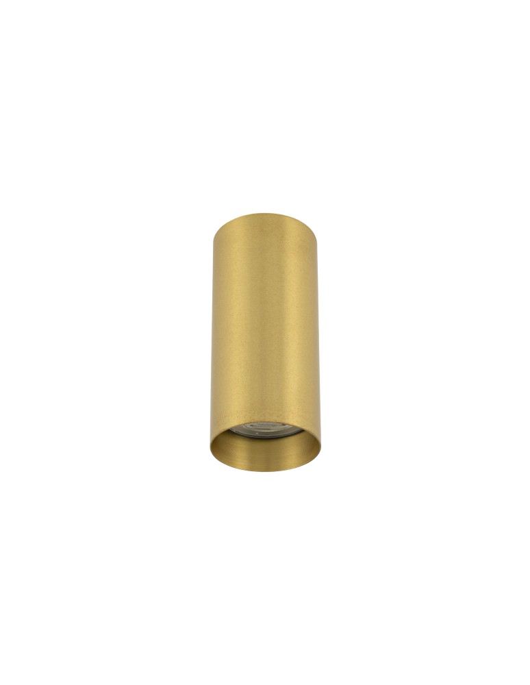 Round ceiling luminaires - Nowodvorski MONO S Surface-mounted Max wattage 10W only LED GU10 Brass 10780 - product kolory-swiatla.pl 1