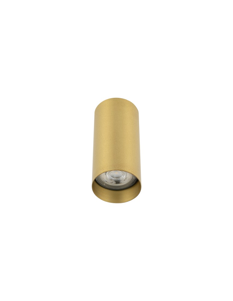 Round ceiling luminaires - Nowodvorski MONO S Surface-mounted Max wattage 10W only LED GU10 Brass 10780 - product kolory-swiatla.pl 3