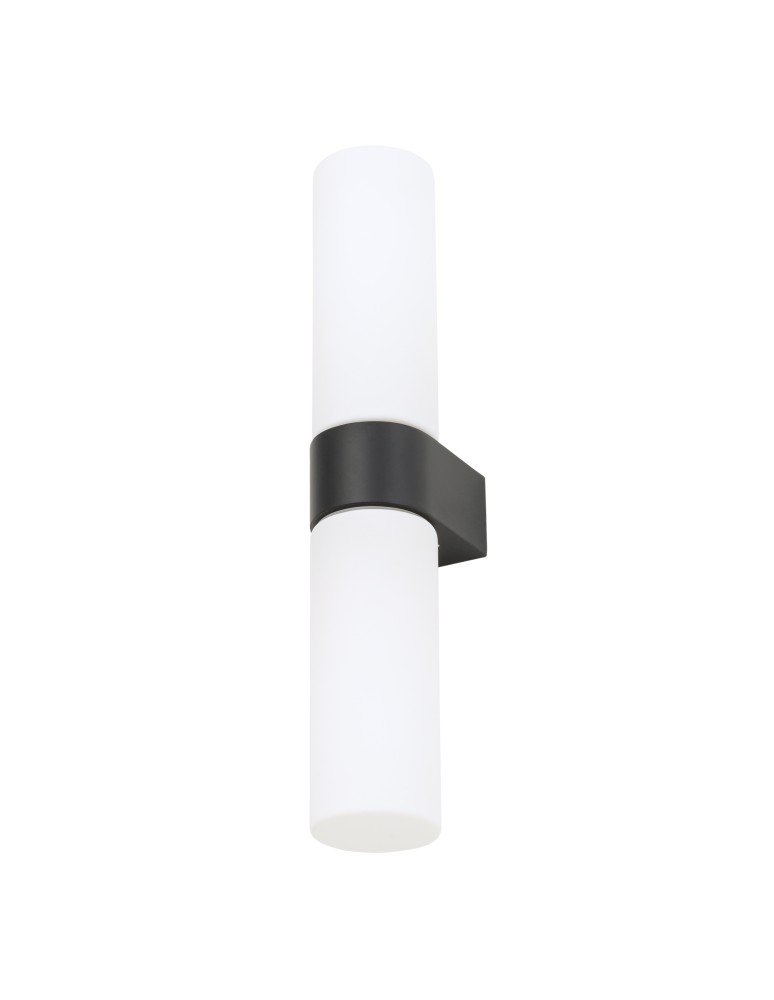 Bathroom wall lamps - Nowodvorski NATALIE Wall lamp Max wattage 10W only LED G9 IP44 Black 10728 - product kolory-swiatla.pl 3