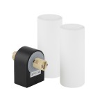 Bathroom wall lamps - Nowodvorski NATALIE Wall lamp Max wattage 10W only LED G9 IP44 Black 10728 - product 5