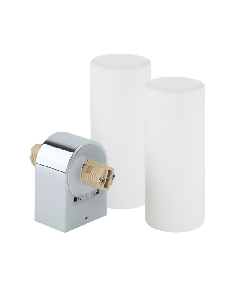 Bathroom wall lamps - Nowodvorski NATALIE Wall Mounts Max wattage 10W only LED G9 IP44 Chrome 10726 - product kolory-swiatla.pl 5