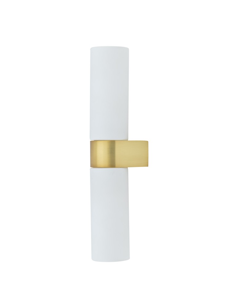 Bathroom wall lamps - Nowodvorski NATALIE Wall lamp Max wattage 10W only LED G9 IP44 Brass 10727 - product kolory-swiatla.pl 1