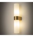 Bathroom wall lamps - Nowodvorski NATALIE Wall lamp Max wattage 10W only LED G9 IP44 Brass 10727 - product 2