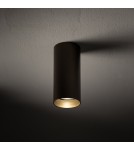 Round ceiling luminaires - Nowodvorski MONO S Surface-mounted Max wattage 10W only LED GU10 Satin Chocolate 10783 - product 2