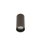 Round ceiling luminaires - Nowodvorski MONO S Surface-mounted Max wattage 10W only LED GU10 Satin Chocolate 10783 - product 3