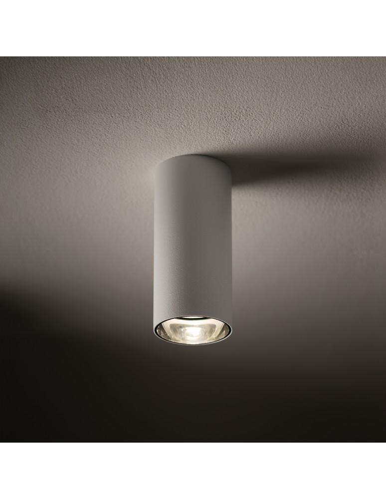 Round ceiling luminaires - Nowodvorski MONO S Surface-mounted Max wattage 10W only LED GU10 White 10784 - product kolory-swiatla.pl 2