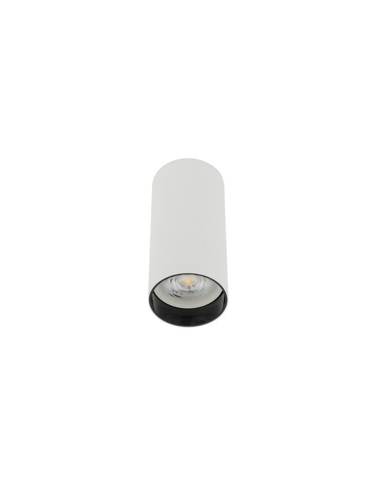 Round ceiling luminaires - Nowodvorski MONO S Surface-mounted Max wattage 10W only LED GU10 White 10784 - product kolory-swiatla.pl 3