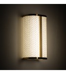 Bathroom wall lamps - Nowodvorski PALMAS LED Wall Sconce Max moc 15W LED IP44 4000K Brass 10730 - product 2