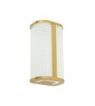 Bathroom wall lamps - Nowodvorski PALMAS LED Wall Sconce Max moc 15W LED IP44 4000K Brass 10730 - product 3