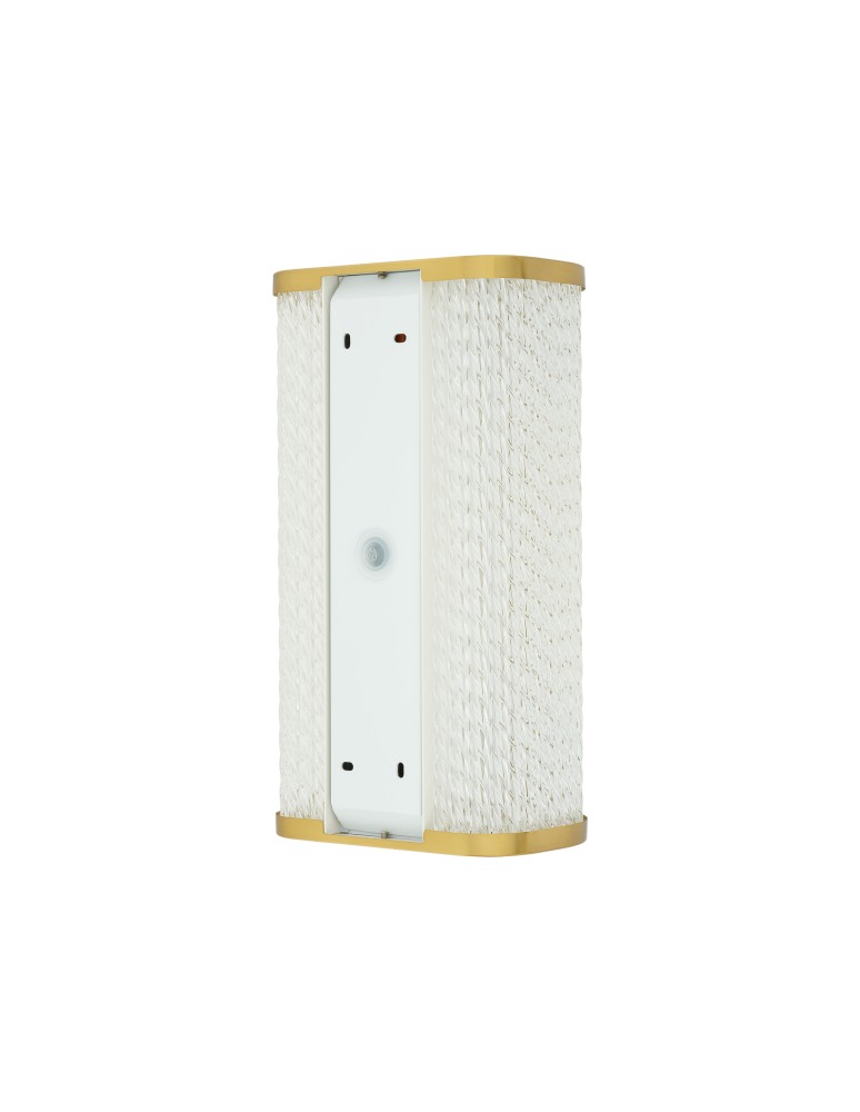 Bathroom wall lamps - Nowodvorski PALMAS LED Wall Sconce Max moc 15W LED IP44 4000K Brass 10730 - product kolory-swiatla.pl 5
