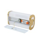 Bathroom wall lamps - Nowodvorski PALMAS LED Wall Sconce Max moc 15W LED IP44 4000K Brass 10730 - product 6