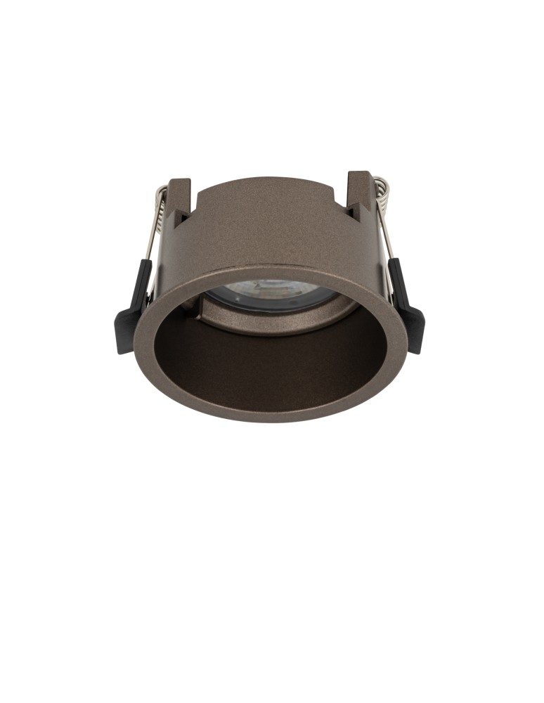 Round flush-mounted lamps - Nowodvorski CUP Concealed Max wattage 10W only LED GU10 Satin Chocolate 10790 - product kolory-swiatla.pl 1