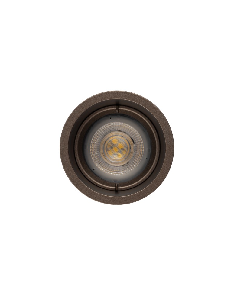 Round flush-mounted lamps - Nowodvorski CUP Concealed Max wattage 10W only LED GU10 Satin Chocolate 10790 - product kolory-swiatla.pl 3