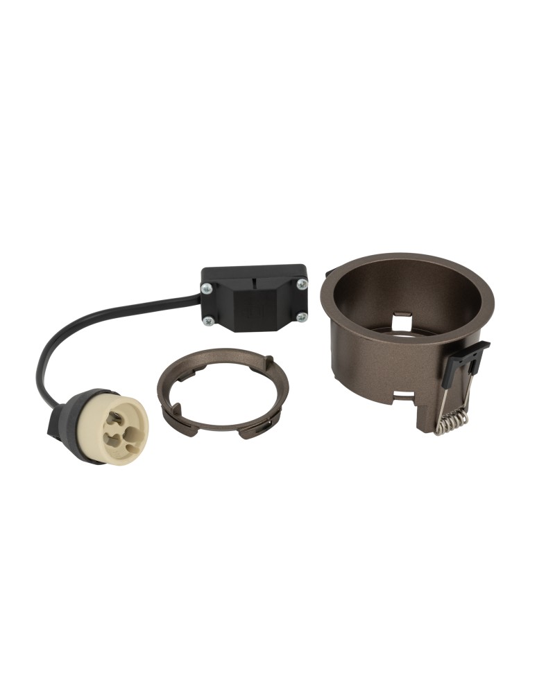Round flush-mounted lamps - Nowodvorski CUP Concealed Max wattage 10W only LED GU10 Satin Chocolate 10790 - product kolory-swiatla.pl 6