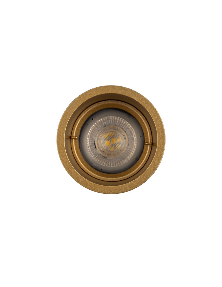 Round flush-mounted lamps - Nowodvorski CUP Concealed Max wattage 10W only LED GU10 Satin Gold 10791 - product kolory-swiatla.pl 3