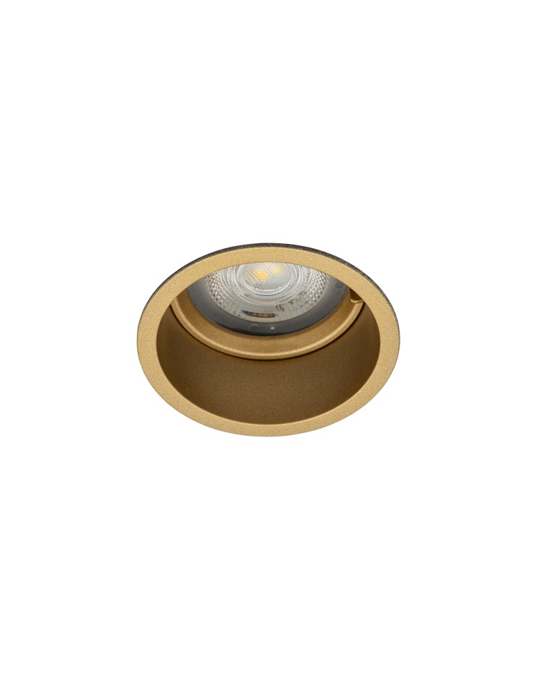 Round flush-mounted lamps - Nowodvorski CUP Concealed Max wattage 10W only LED GU10 Satin Gold 10791 - product kolory-swiatla.pl 4