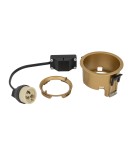 Round flush-mounted lamps - Nowodvorski CUP Concealed Max wattage 10W only LED GU10 Satin Gold 10791 - product 6