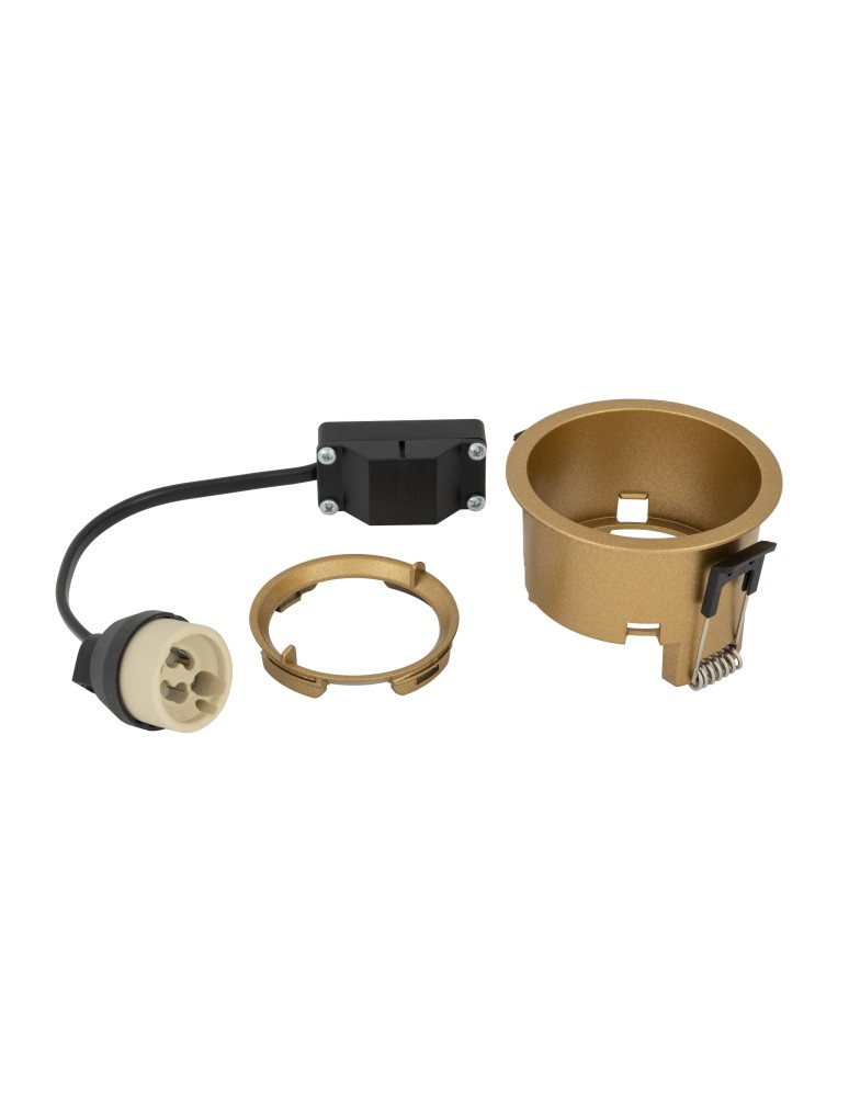 Round flush-mounted lamps - Nowodvorski CUP Concealed Max wattage 10W only LED GU10 Satin Gold 10791 - product kolory-swiatla.pl 6