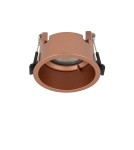 Round flush-mounted lamps - Nowodvorski CUP Flush Mounted Max wattage 10W only LED GU10 Satin Copper 10792 - product 1