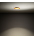 Round flush-mounted lamps - Nowodvorski CUP Flush Mounted Max wattage 10W only LED GU10 Satin Copper 10792 - product 2