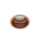 Round flush-mounted lamps - Nowodvorski CUP Flush Mounted Max wattage 10W only LED GU10 Satin Copper 10792 - product 4