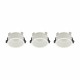 Nowodvorski CUP 3 PC SET Downlights Podtynkowa Max moc 10W only LED GU10 Biały 10793