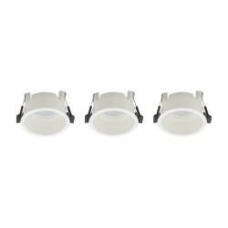 Nowodvorski CUP 3 PC SET Downlights Podtynkowa Max moc 10W only LED GU10 Biały 10793