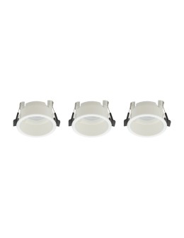 Nowodvorski CUP 3 PC SET   Downlights   Podtynkowa  Max moc 10W only LED GU10 Biały 10793
