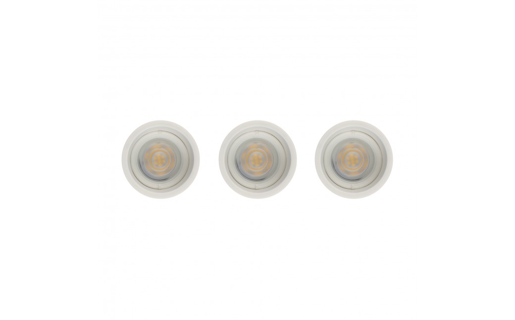 Nowodvorski CUP 3 PC SET Downlights Podtynkowa Max moc 10W only LED GU10 Biały 10793