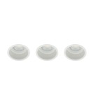 Round flush-mounted lamps - Nowodvorski CUP 3 PC SET Flush mount Max wattage 10W only LED GU10 White 10793 - product 4