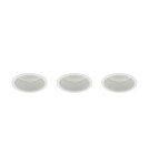 Round flush-mounted lamps - Nowodvorski CUP 3 PC SET Flush mount Max wattage 10W only LED GU10 White 10793 - product 5