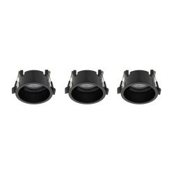 Nowodvorski CUP 3 PC SET Downlights Podtynkowa Max moc 10W only LED GU10 Czarny 10794