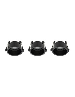 Nowodvorski CUP 3 PC SET Flush mount Max wattage 10W only LED GU10 Black 10794