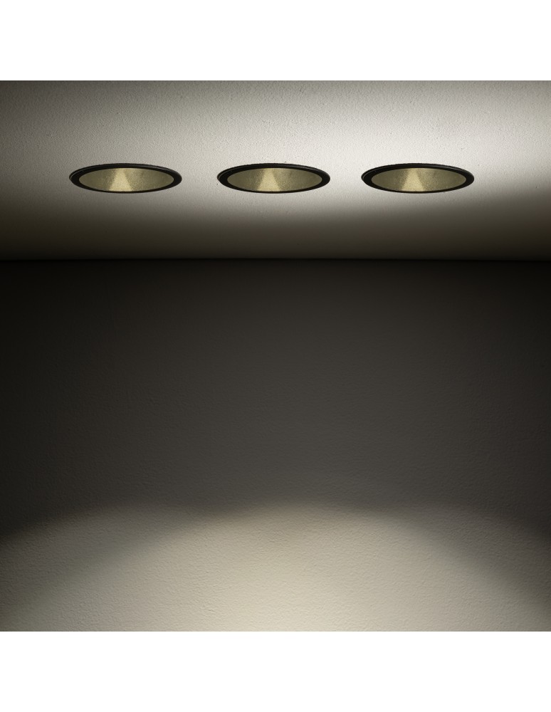 Round flush-mounted lamps - Nowodvorski CUP 3 PC SET Flush mount Max wattage 10W only LED GU10 Black 10794 - product kolory-swiatla.pl 2