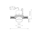 Frameless flush-mounted lamps - trimless - Nowodvorski MONO SLIDE TRIMLESS flush mount Max power 10W only LED GU10 White 10803 - product 4