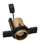 Frameless flush-mounted lamps - trimless - Nowodvorski MONO SLIDE TRIMLESS flush mount Max wattage 10W only LED GU10 Satin Gold 10805 - product 1