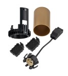 Frameless flush-mounted lamps - trimless - Nowodvorski MONO SLIDE TRIMLESS flush mount Max wattage 10W only LED GU10 Satin Gold 10805 - product 3