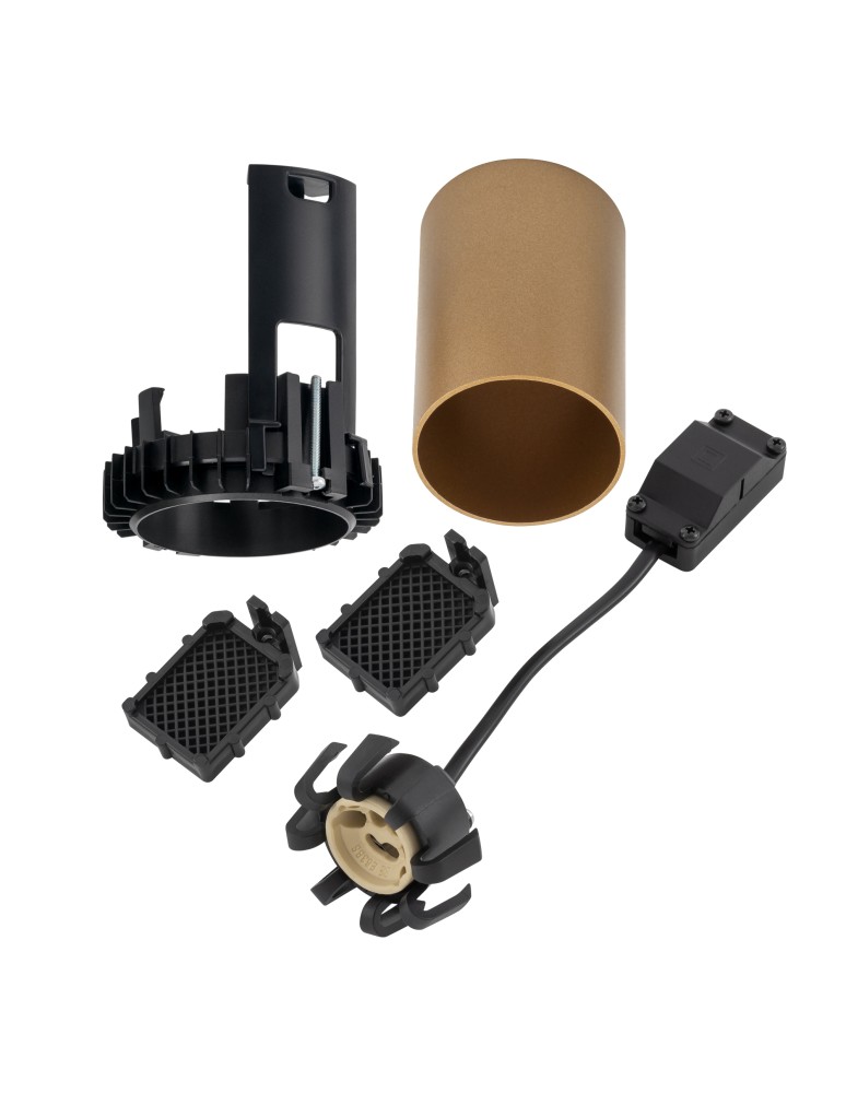 Frameless flush-mounted lamps - trimless - Nowodvorski MONO SLIDE TRIMLESS flush mount Max wattage 10W only LED GU10 Satin Gold 10805 - product kolory-swiatla.pl 3