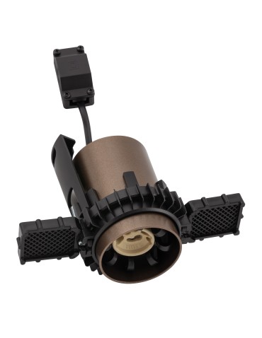 Nowodvorski MONO SLIDE TRIMLESS flush mount Max wattage 10W only LED GU10 Satin chocolate 10806