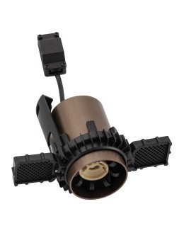 Nowodvorski MONO SLIDE TRIMLESS flush mount Max wattage 10W only LED GU10 Satin chocolate 10806