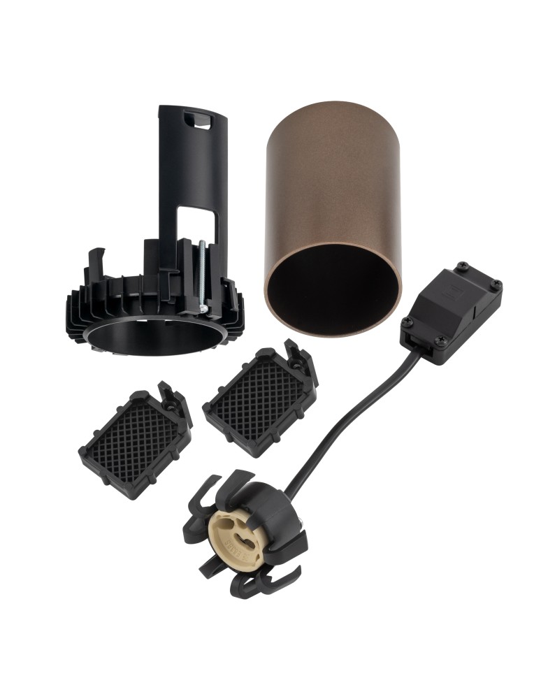 Frameless flush-mounted lamps - trimless - Nowodvorski MONO SLIDE TRIMLESS flush mount Max wattage 10W only LED GU10 Satin chocolate 10806 - product kolory-swiatla.pl 3