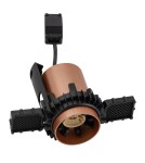 Frameless flush-mounted lamps - trimless - Nowodvorski MONO SLIDE TRIMLESS Concealed Max wattage 10W only LED GU10 Satin Copper 10807 - product 1