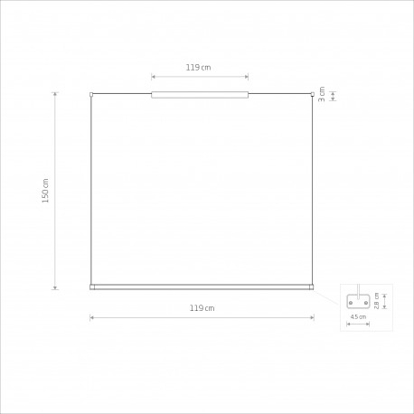 Nowodvorski CL H LED PRO Lampy sufitowe Lampy liniowe Max moc 29W LED 4000K Biały 10524