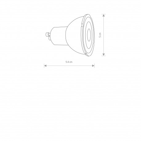 Nowodvorski REFLECTOR LED, GU10, R50, 7W, DIMMABLE GU10 R50 Max moc 7W LED 3000K Czarny 10995