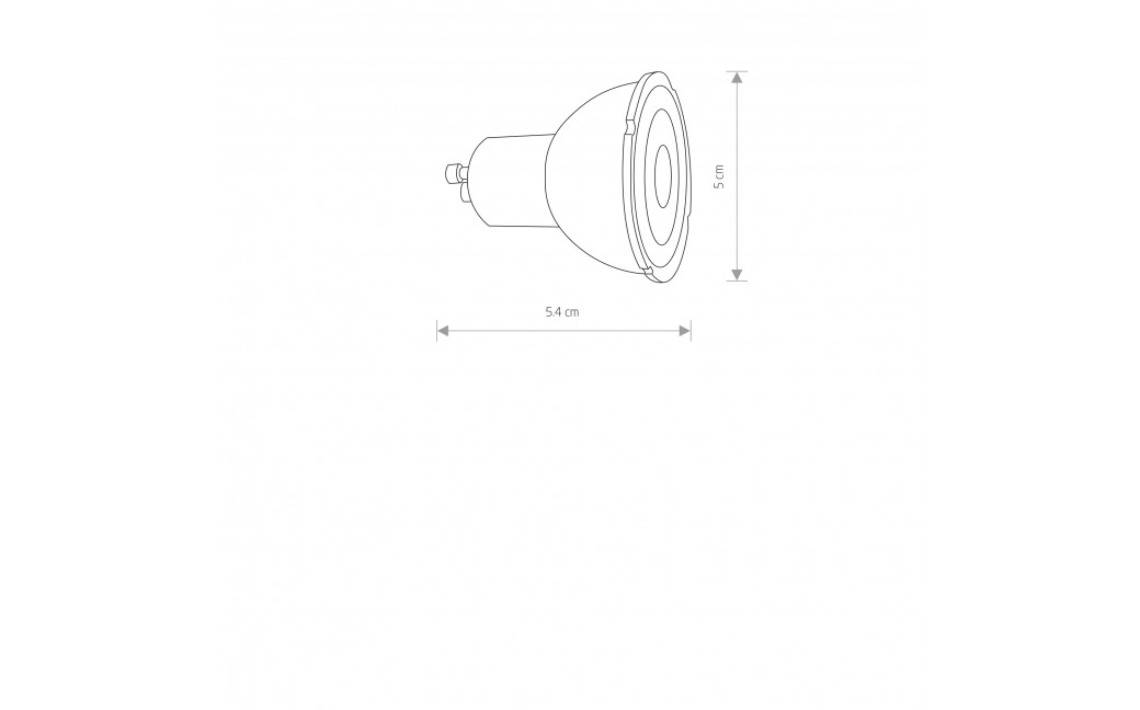 Nowodvorski REFLECTOR LED, GU10, R50, 7W, DIMMABLE GU10 R50 Max moc 7W LED 3000K Czarny 10995