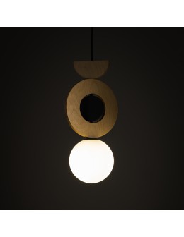 Nowodvorski DROPS WOOD B Ceiling lamps Pendant lamps Max wattage 12W only LED G9 Natural wood 11174 - product 2