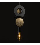 Single pendant lamps - Nowodvorski DROPS WOOD E Ceiling lamps Pendant lamps Max wattage 25W only LED E27 Black 11177 - product 2